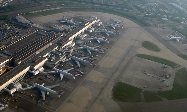 Heathrow Airport. Photograph: Mario Roberto Duran Ortiz